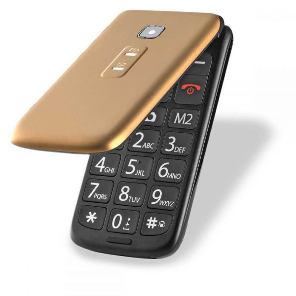 Celular Flip Vita Dual Chip Gold P9043 MULTILASER na Tudo à Beça