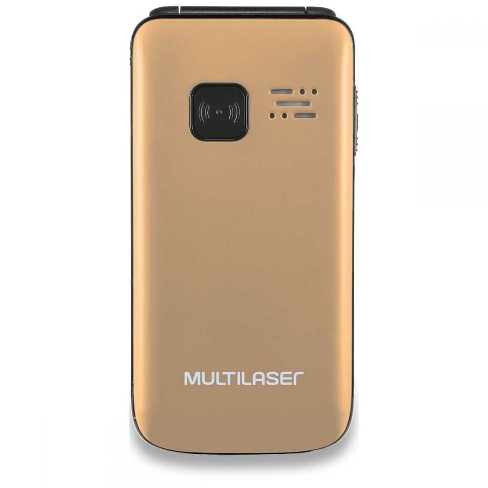 Celular Flip Vita Dual Chip Gold P Multilaser Na Tudo Be A