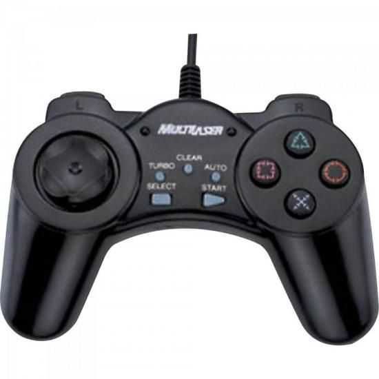 Controle Pc Game Usb Js Preto Multilaser Na Tudo Be A