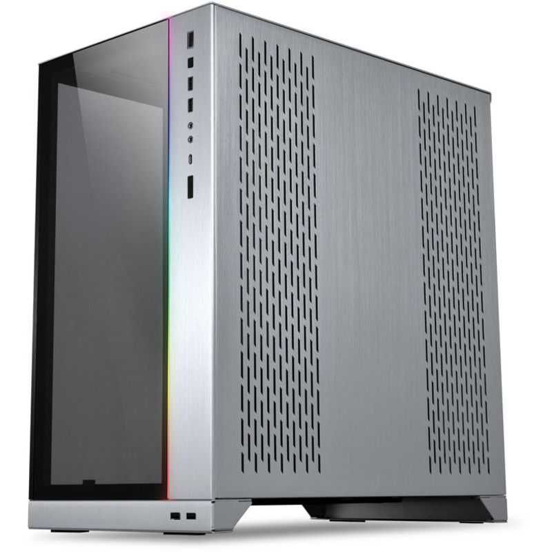 Gabinete Pc O Dynamic Xl Rog Certified Prata Full Tower Vidro