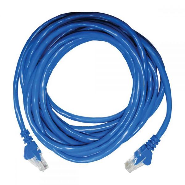 Patch Cord UTP CAT5E 26awg 5 Metros Azul SECCON na Tudo à Beça