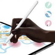 Caneta Pencil Para iPad com Palm Rejection e Ponta de Alta Precisão 1.0mm Branca