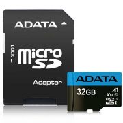 Cartao De Memoria Sd Adata Class 10Uhs-I 32Gb (Micro + Adaptador) Ausdh32Guicl10-Ra1