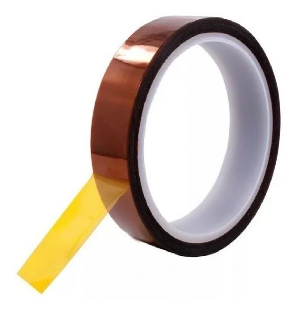 Fita Kapton De Polliamida 20mm x 30m BGA Alta Temperatura