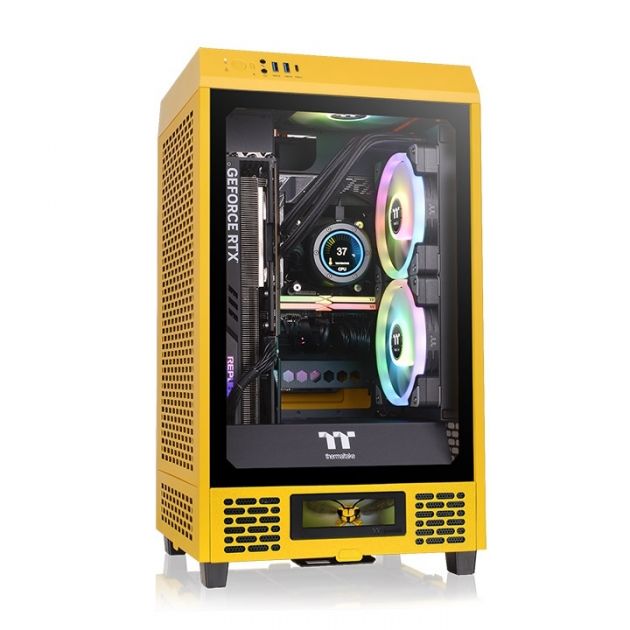 Gabinete The Tower 200 Bumblebee Mini Tower CA-1X9-00S4WN-00 THERMALTAKE