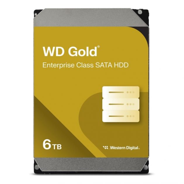 HDD Gold Enterprise 6 TB 7200 Rpm 256 MB Sata III 3.5" WD6004FRYZ Western Digital