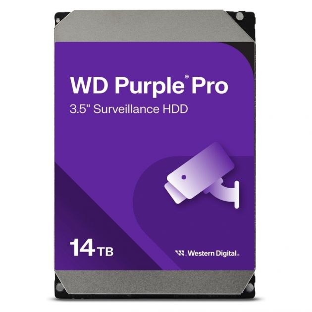 HDD Purple Pro 14 TB 7200 Rpm 512 MB Sata III 3.5" WD142PURP Western Digital