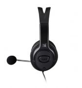 Headset Basic Com Microfone USB cabo 1,50 metros Preto MaxPrint