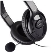 Headset Basic Com Microfone USB cabo 1,50 metros Preto MaxPrint