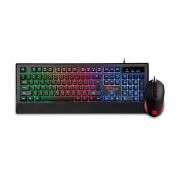 Teclado+Mouse Tt Challenger Combo /Optical/Plunger Cm-Chc-Wlxxpl-Pb 