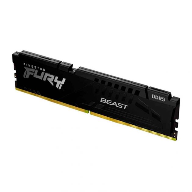 Memoria Kingston Fury Beast 8Gb Ddr5 6000Mhz 1.35V Black Desktop Kf560C40Bb 8