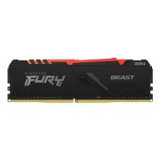 Memoria Kingston Fury Beast Rgb 8Gb Ddr4 2666Mhz 1.2V Black Desktop - Kf426C16Bba/8