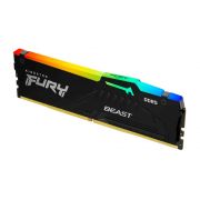 Memoria Kingston Fury Beast Rgb 8Gb Ddr5 5200Mhz 1.25V Black Desktop