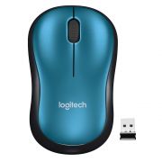 Mouse Logitech M185 Sem Fio Rc Nano Azul