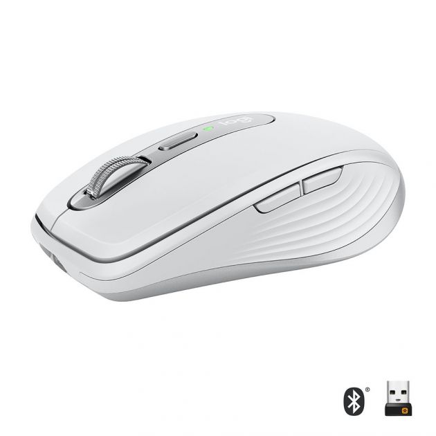 Mouse Sem Fio Logitech Mx Anywhere 3 Cinza Claro