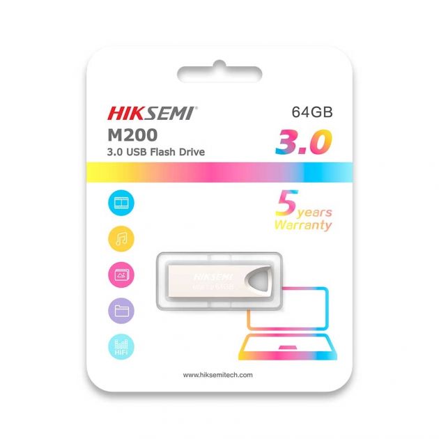 Pen Drive Hiksemi M200 64Gb Usb 3.0 - Hs-Usb-M200/64G/U3