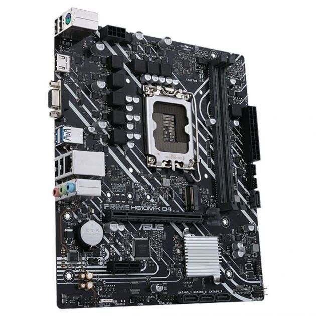 Placa Mãe Asus Prime H610M-K D4 Matx Lga 1700 Ddr4 Hdmi Vga M.2 Usb 3.2 90Mb1A10-M0Eay0