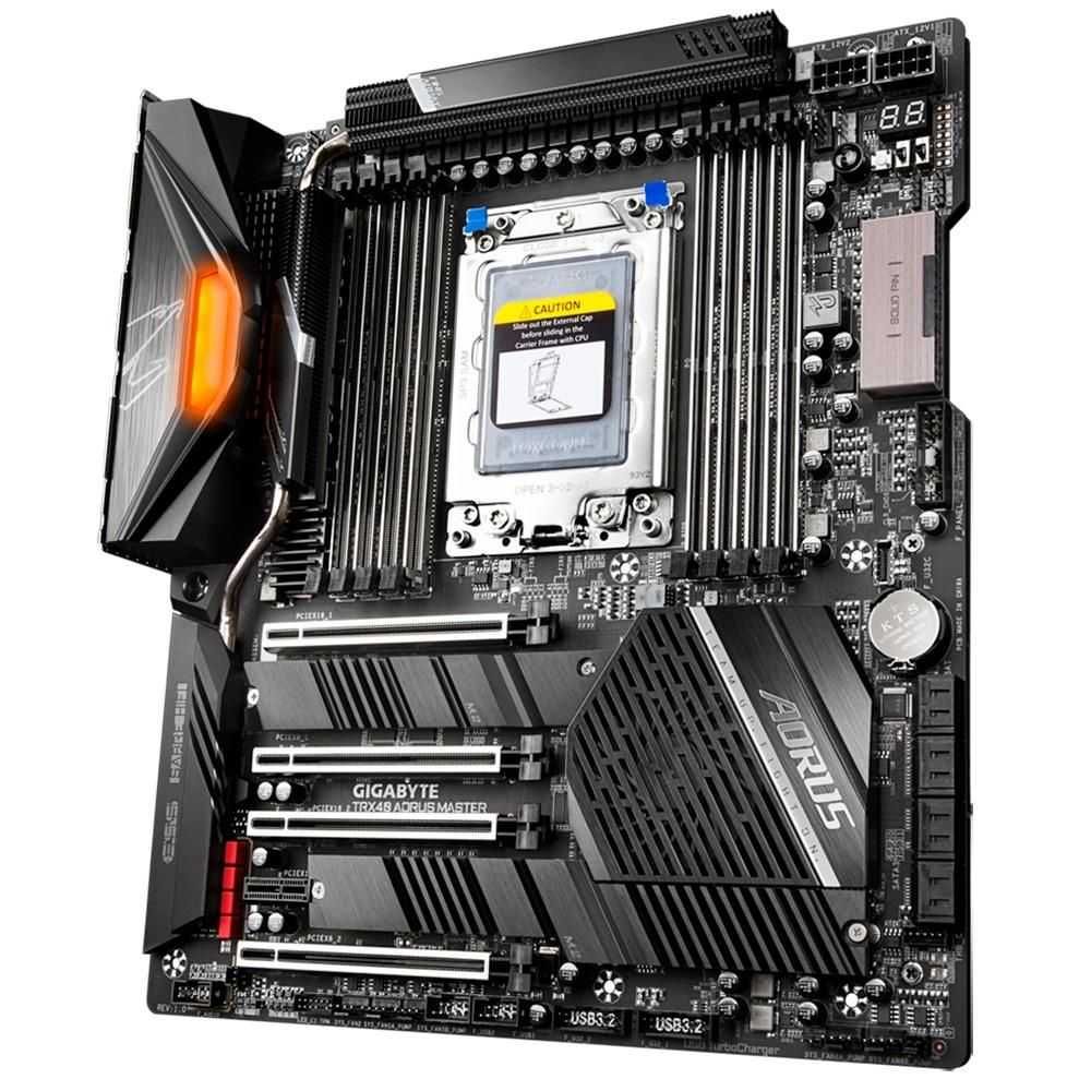 Placa Mãe Gigabyte TRX AORUS MASTER AMD TR DDR E ATX Gigabyte na Tudo à Beça