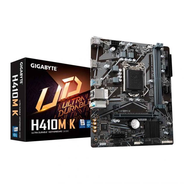 Placa Mãe H410M K Ultra Durable Intel LGA 1200 DDR4 M-ATX Gigabyte