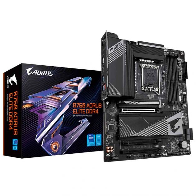 Placa Mae Intel Gigabyte B760 Aorus Elite Ddr4 Lga1700 12° E 13° Geracao