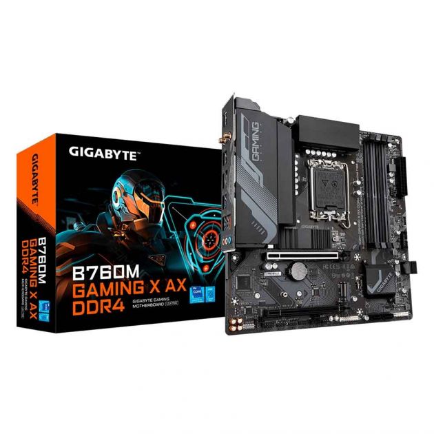 Placa Mae (Intel) Gigabyte B760M G X Ax Ddr4 1.2 Lga1700 12° 13° E 14° Geracao