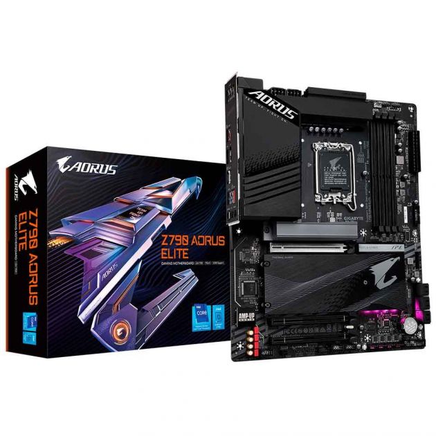 Placa Mae Intel Gigabyte Z790 Aorus Elite 1.1 Ddr5 Lga1700 12° E 13° Geração