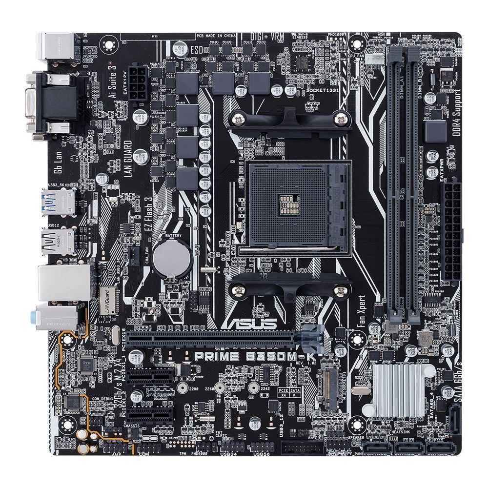 Placa Mãe Prime B350m K Am4 Matx Ddr4 90 Mb0uh0 Moeay0 Asus Na Tudo à Beça 0381