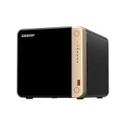 Storage Nas Qnap 4 Baias Intel Celeron N5095 4 Core, 2.9Ghz, 8Gb, 2X 2.5 Gbe Torre - Ts-464-8G-Br