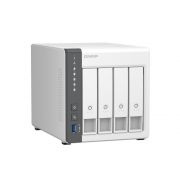 Storage Nas Qnap Ts-433-4G Arm Cortex-A55 2.0Ghz 4Gb Integrada 4 Baias Torre Sem Hd